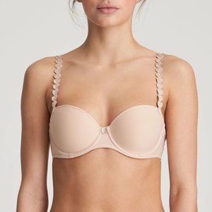 Marie Jo L'Aventure Tom Padded Balcony T-shirt Bra Caffe Latte Beige 36D NEW